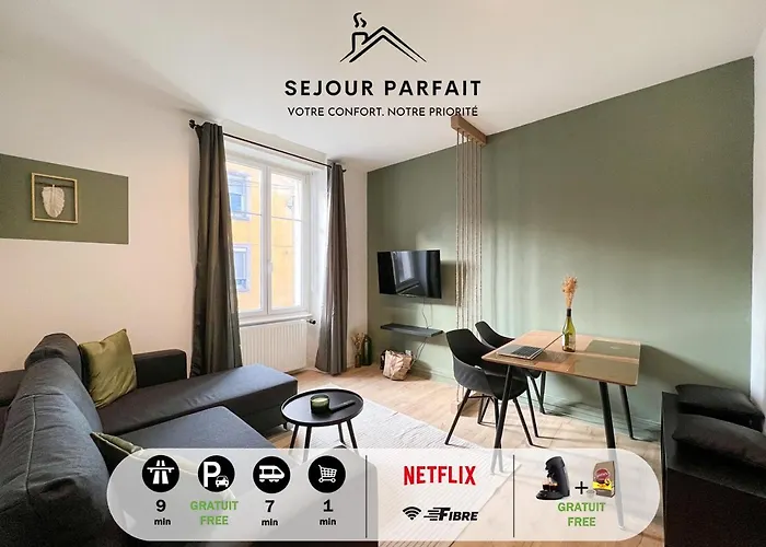 Appart\'Hotel Le Valdoie - Renove, Calme & Netflix